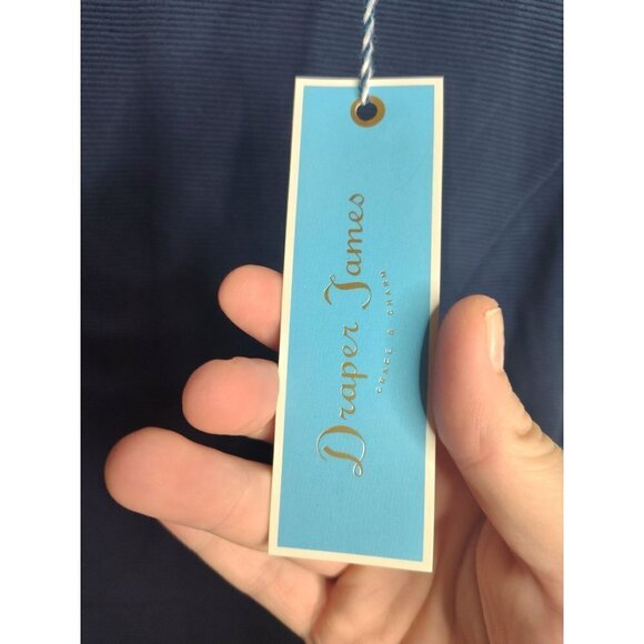 ☀️NWT Draper James Nassau Navy Sailor Ribbed Knit Dress, size M - Picture 7 of 11